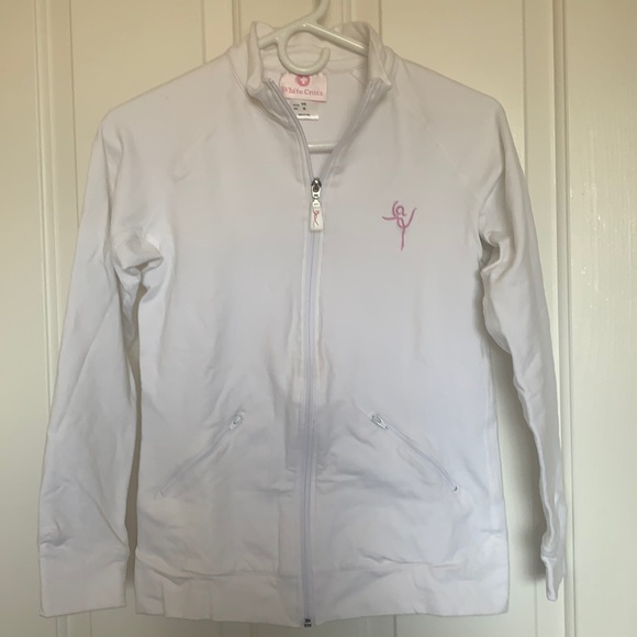 White Cross Breast Cancer Awareness Jacket - Picture 1 of 3